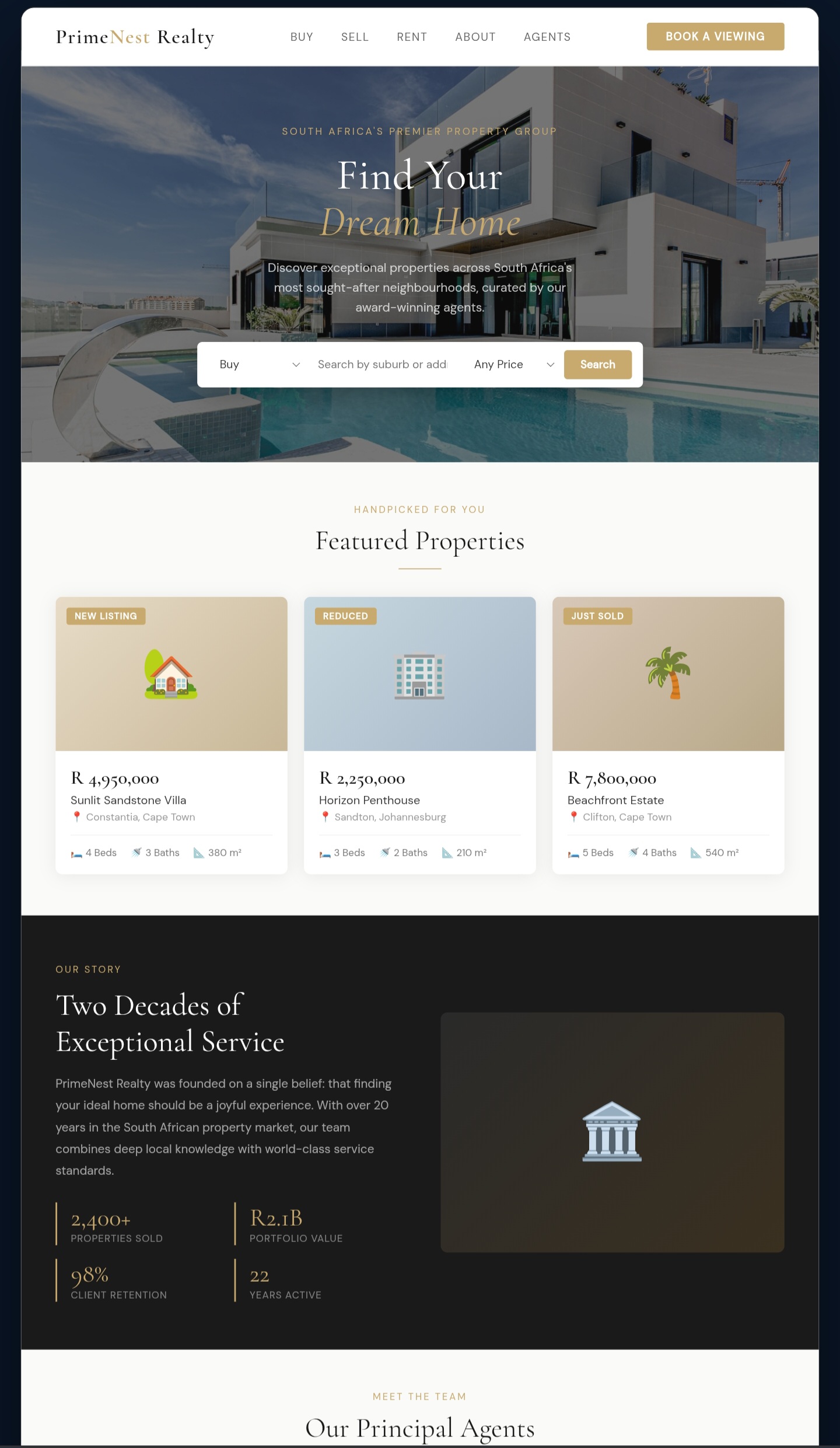IgniterGrid portfolio – Business website with booking and contact