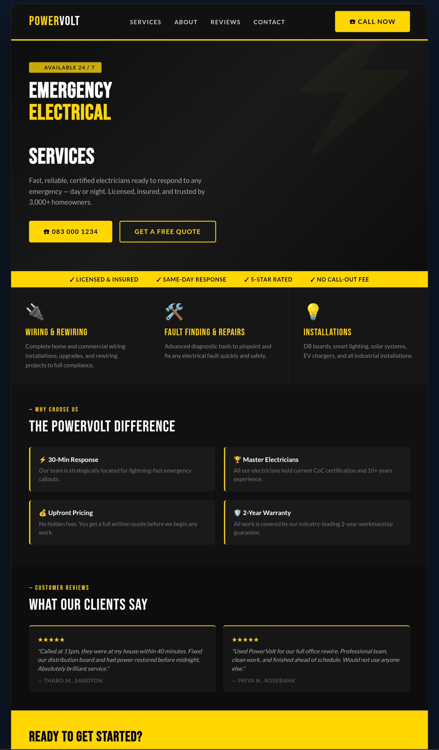 IgniterGrid portfolio – Author and book website with elegant landing page
